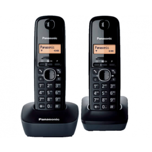 טלפון אלחוטי 2 שלוחות פנסוניק Panasonic KXTG1612