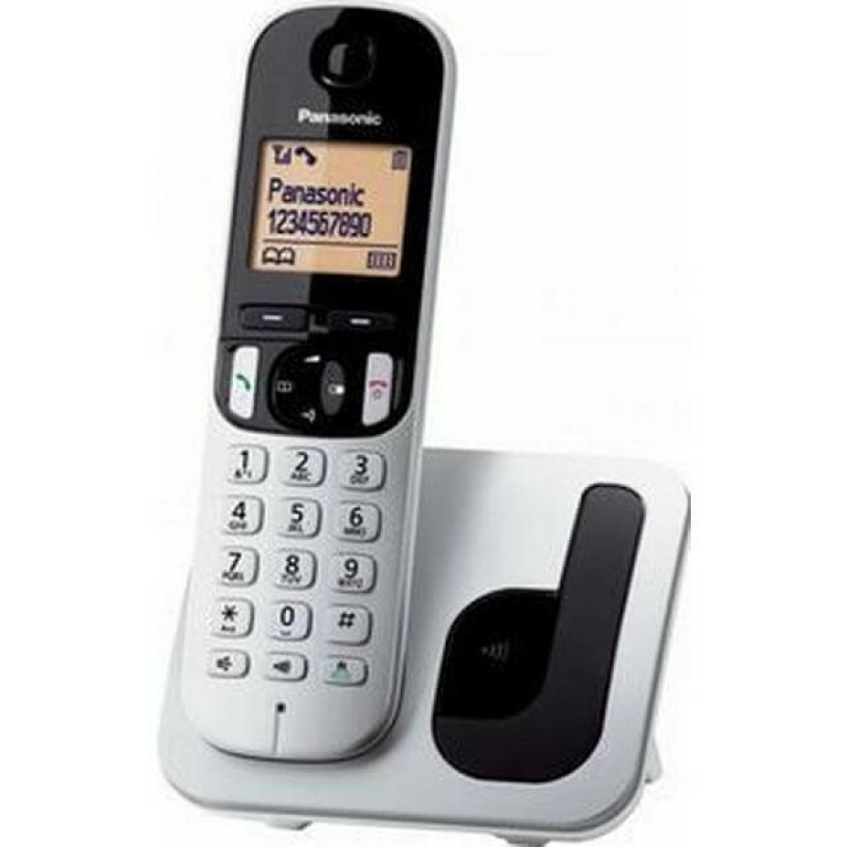 טלפון אלחוטי פנסוניק Panasonic KX-TGC210 כסוף